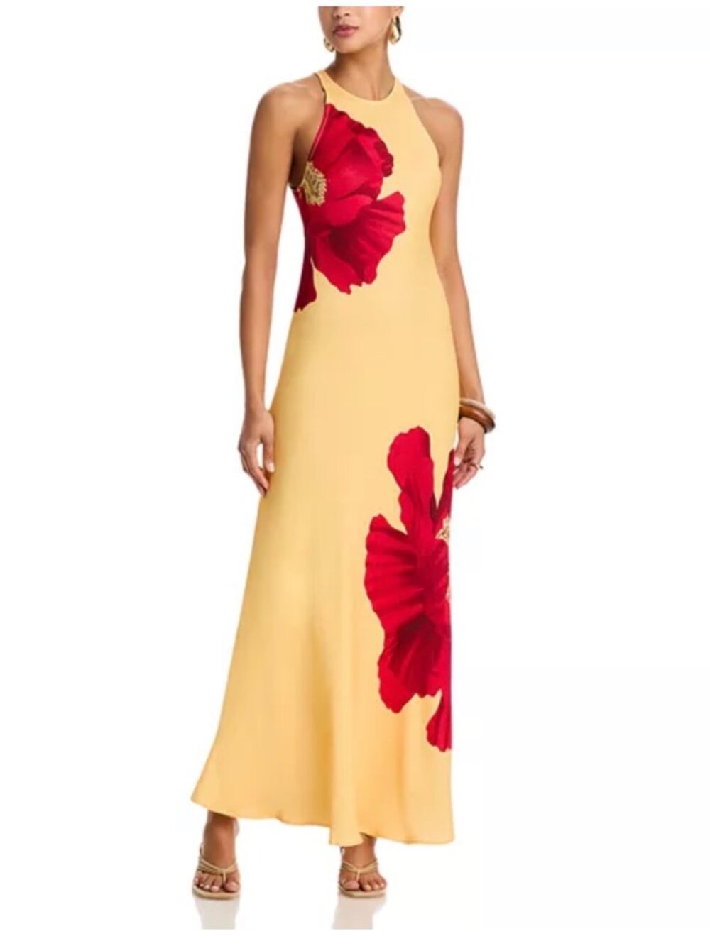 Farm Rio Poppy Flowers Maxi Dress